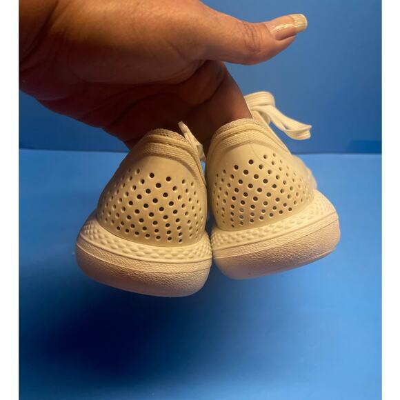 Crocs Literide Pacer W 205234 Women's Pearl White Athletic Sneakers Shoes Size 8 - Picture 9 of 11